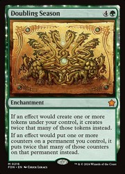 Doubling Season 216/830 Foundations Mythic Rare Enchantment