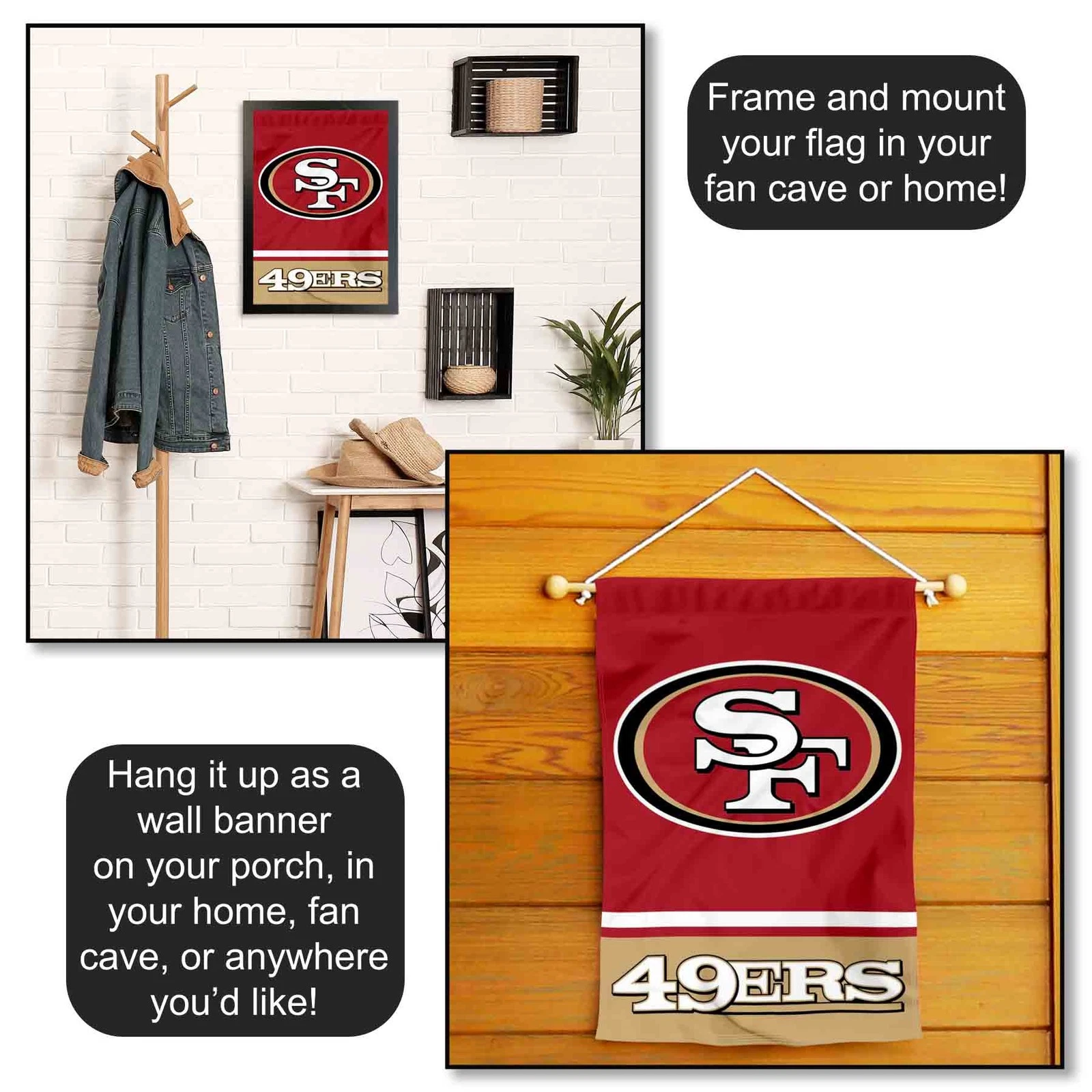 San Francisco 49ers Garden Flag and Yard Banner