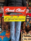 Antique Vintage Style Metal Sign Creek Chub Fishing Lure Made in USA
