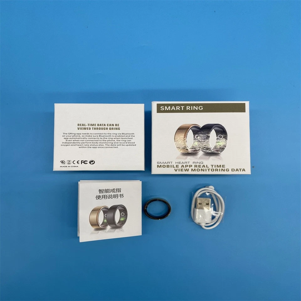 Smart Ring R06 -- Frecuencia cardíaca Oxígeno sanguíneo Presión arterial Monitoreo del sueño Foto 4 de 4