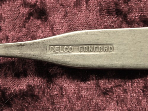 CONCORD 2 Teaspoons 2 Dinner Fork Delco Stainless Steel NICE - Picture 4 of 4