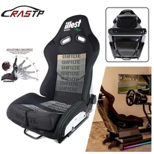 1 x Bride Large Size Seats Low Max JDM Racing Seats+Slider Rail+FRP Backrest