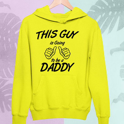 Hoodie This Guy Is Going To Be A Daddy lustig Papa Humor erwartet Vater Geschenk