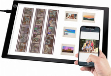 Slide Viewer Light Box A4, Ultra-Thin LED Light Pad for Film Negatives  Slides,