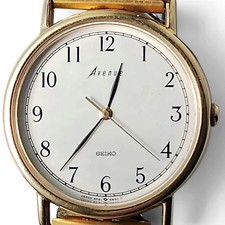 Seiko Avenue Quartz Boys Watch Gold Used SA1006