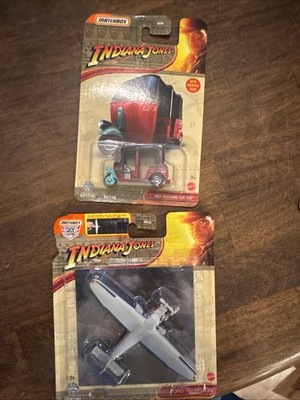 Matchbox Sky Busters Indiana Jones Tuk Tuk And Ford Tri-Motor Airplane