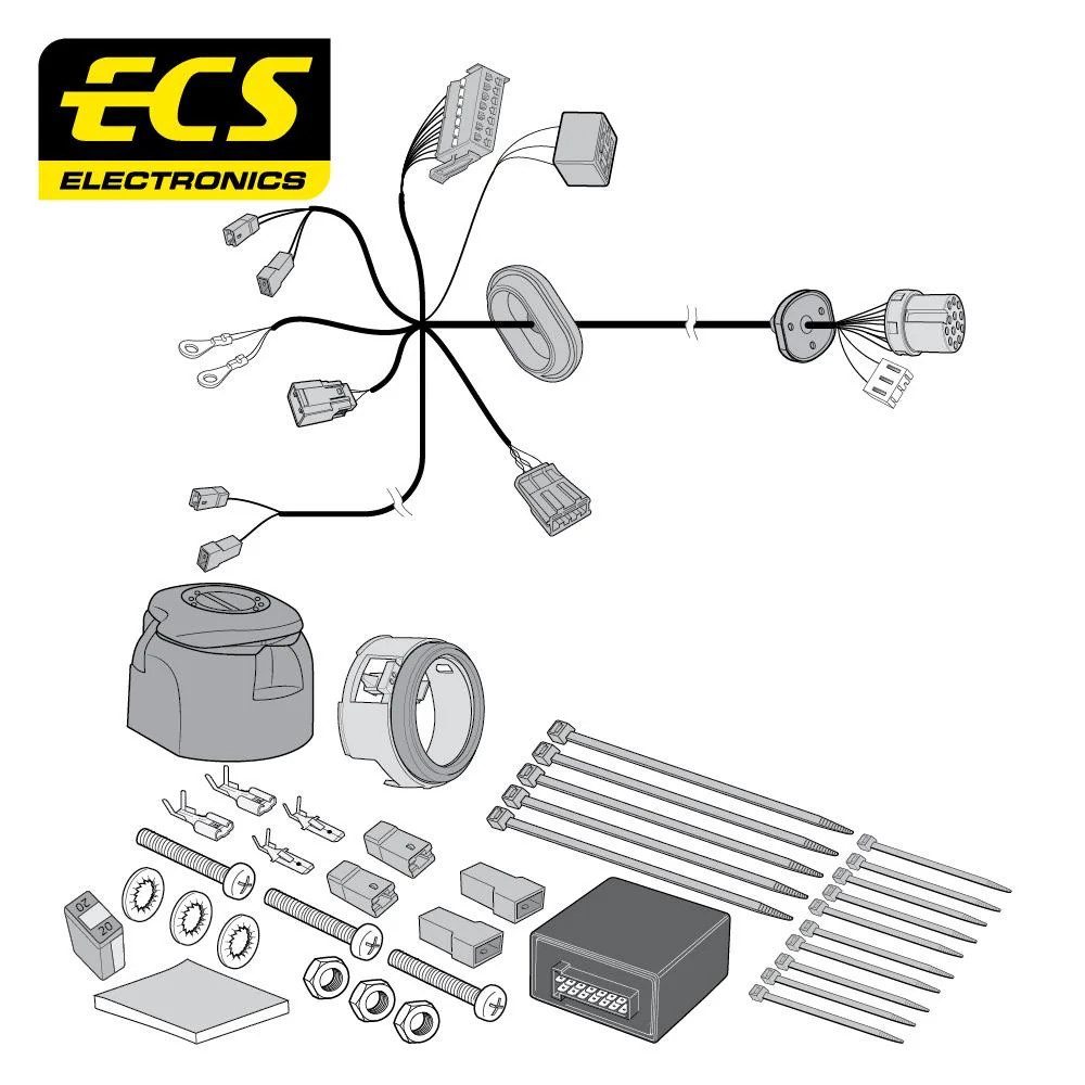 Towbar Wiring Kit 13 Pin VOLVO V90 Estate July 2016 - VL04813U