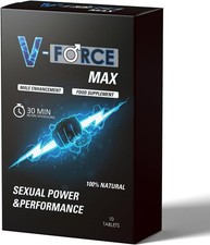 V-Force 20 Pills 100mg - Stronger & Harder Enhanced Strength & Firmness for Men