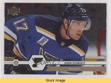 2019-20 Upper Deck Silver Foil Jaden Schwartz #371 READ 0th7