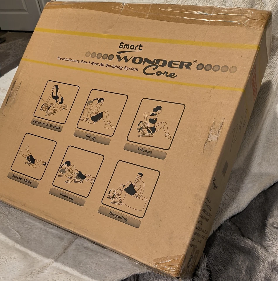 COMPLETO/Nuevo en Caja Smart Wonder Core 6 en 1 Máquina/Equipo Ab con Bandas Foto 2 de 4