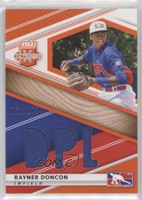 2020 Panini Elite Extra Edition DPL Material Orange 51/199 Rayner Doncon 0sw9