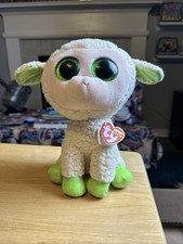 Ty Beanie Boos LALA the Easter Lamb 9" Medium & Ewey The Lamb: Retired