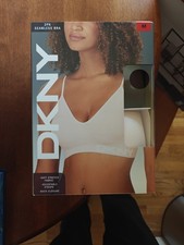 DKNY Women's 2-Pack Seamless Bra, Brown / Pink, Size M