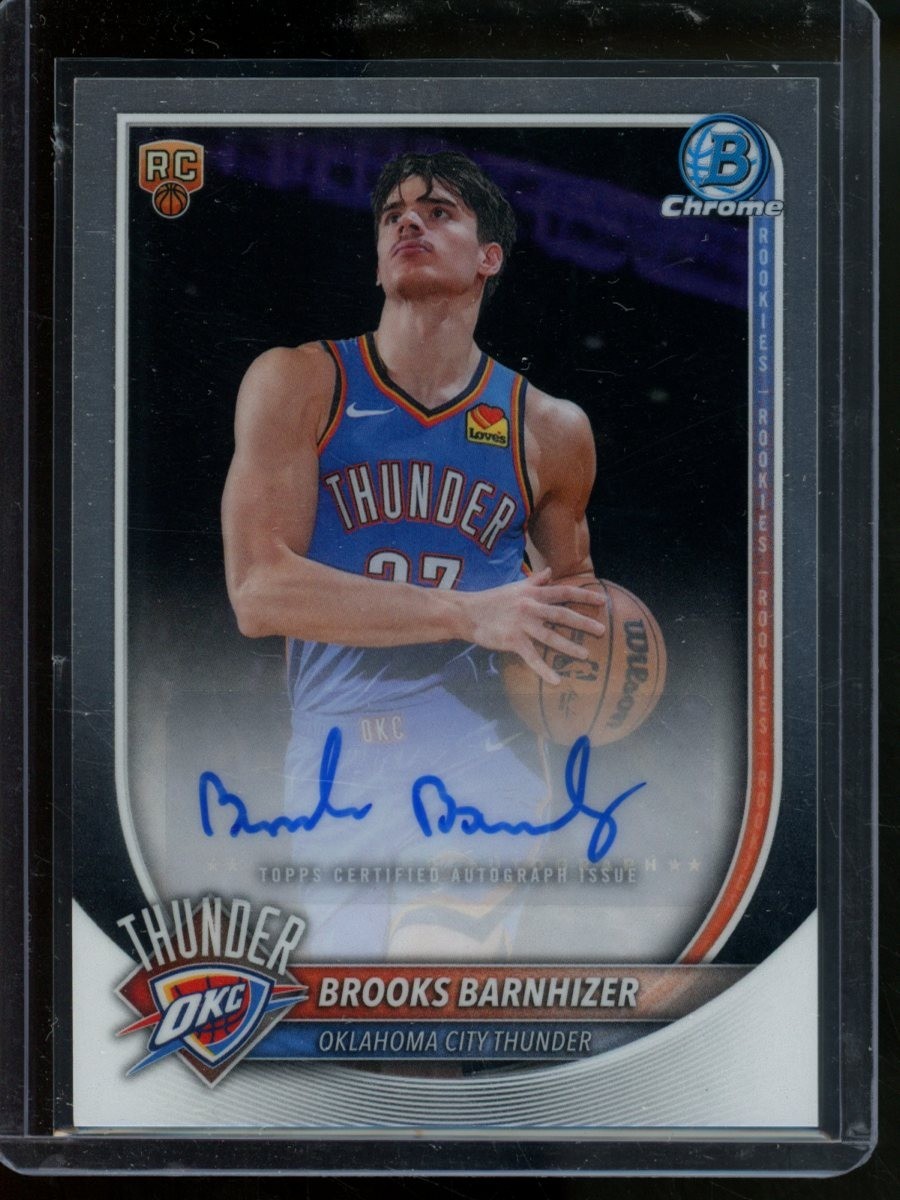 2025-26 Bowman Chrome Brooks Barnhizer Auto #BCA-BB RC
