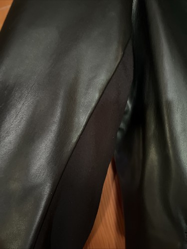 G By Juliana Chocolate Brown Faux Leather Buttery Soft Jacket Blazer Sz 1X - Picture 6 of 8