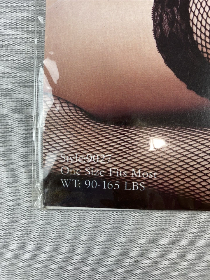 Leg Avenue 热销粉色渔网花边上衣大腿高丝袜均码风格 9027 — 第 3/4 张图片