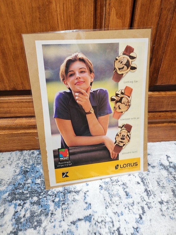 Vintage Lorus Mickey Unlimited Watch Print Magazine Kmart Ad Mickey Mouse 90s