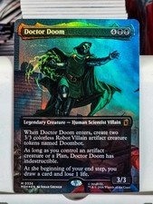 Doctor Doom [Borderless Foil] #336 Prices | Magic Marvel Super