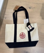 lot of 2 large and micro trader joes micro tote bag navy