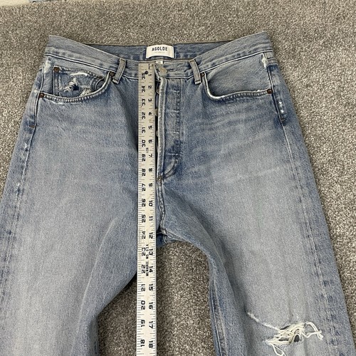 Agolde 90s Mid Rise Loose Fit Jeans Womens Size 29 (Fit 32x29) Button Fly Y2K - Picture 5 of 14