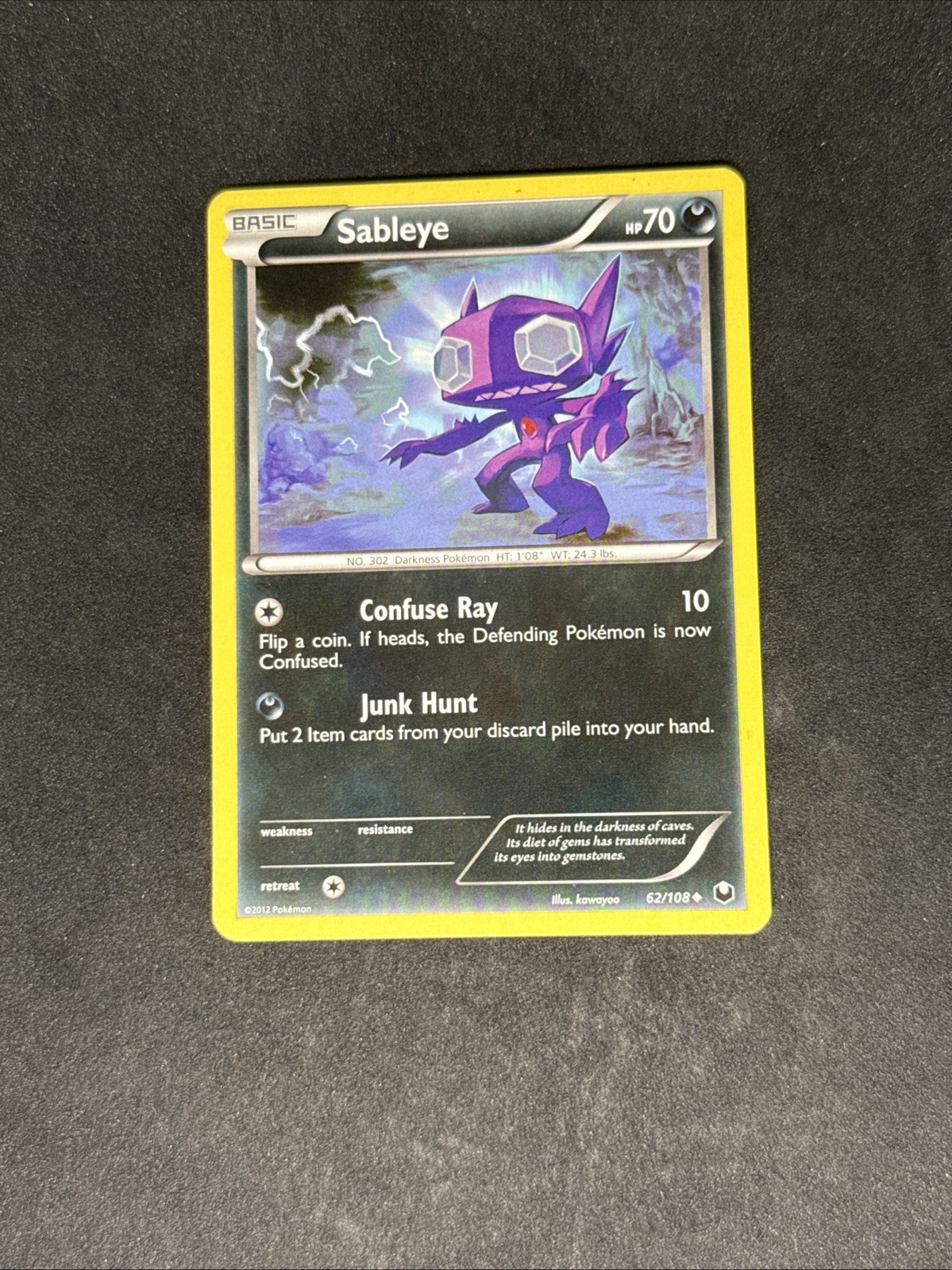 LP Sableye 62/108 Dark Explorers Regular