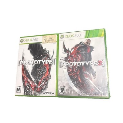 Prototype 1 & 2 Xbox 360 Video Game Lot Action Activision M Rated CIB