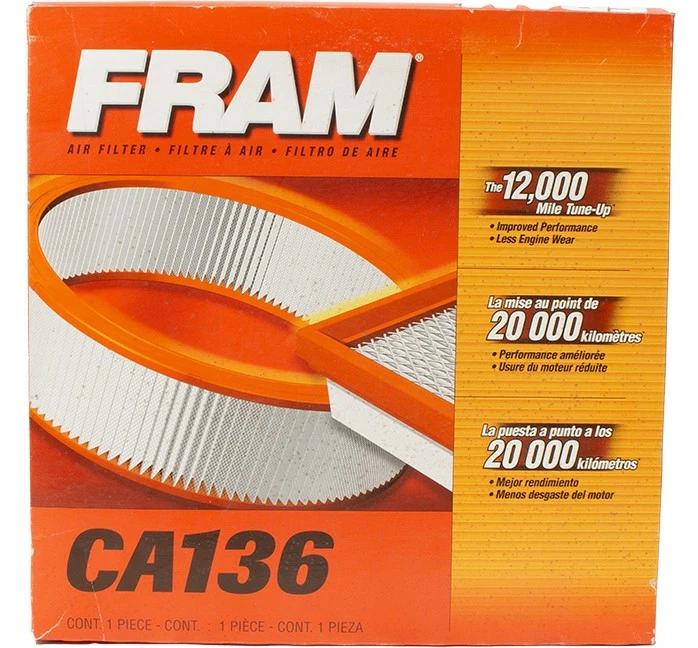 FRAM Replacement Air Filter Fits 1963-79 Chevrolet Oldsmobile Pontiac Part CA136 - Image 3 of 4