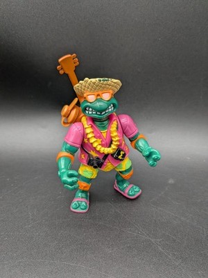 VINTAGE 1992 Teenage Mutant Ninja Turtles TMNT Hawaiian Beachcombin  Mike Figur