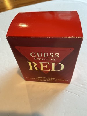 GUESS RED, NIB, .7 Fl Oz. ,Eau De toilette Spray, 50 ml. 