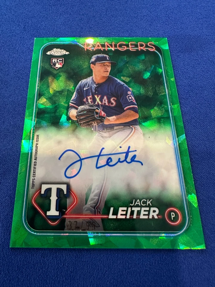 2024 Topps Chrome Update Series Sapphire Edition - Autographs Jack Leiter.. - Image 2 of 3