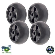 4 Deck Wheels 5"x2-1/2" Replaces John Deere M111489 AM116299 Mower Parts