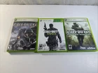 Lot Of 3 Xbox 360 Call Of Duty Games Call Of Duty 2, MW3, MW4 Tested