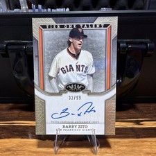 2024 Topps Tier One Talent Autograph Barry Zito #T1TA-BZ 32/99 Giants