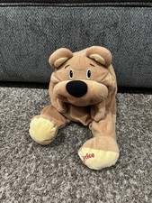 Vintage 1993 Fisher Price Rumple Bear Plush Honey Yellow Black Nose Stuffed Anim