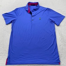 Greyson Golf Polo Shirt Performance Stretch Athletic Fit Size L