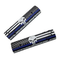 Riot Balls 6 Inch Picatinny Rail Covers, CNC Aluminum Low-Profile Panels, Blue L