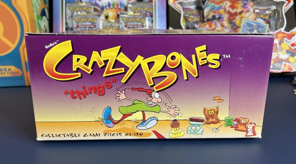Caja de exhibición Crazy Bones Things - 36 paquetes sellados - clásico GoGo’s Crazy Bones Foto 3 de 4