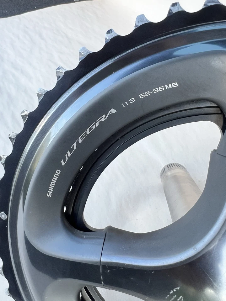 Shimano Ultegra FC-6800 crankset 52/36 172.5mm 11 Speed Road Bike Black - image 4 of 4