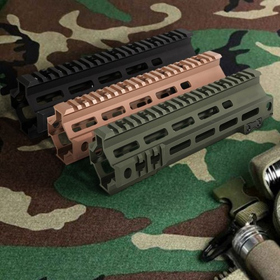 #ad K4 CNC anodized Aluminum Alloy 9.5 inch rail for airsoft with barrel nut $49.99