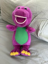 Vintage Mattel Barney Magical Friends Talking Singing Light Up Plush Toy WORKS