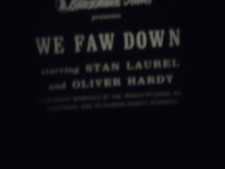 Super 8 We Fall Down Laurel and Hardy Short 400' Silent