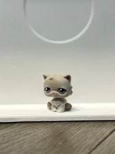 Littlest Per Shop LPS #263 Persian Cat Purple Eyes Authentic
