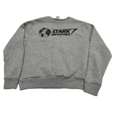 Disney Marvel Stark Industries Sweatshirt Grey Women’s Top XS Adults
