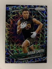 2025 Panini Prizm Arian Smith RC Lazer Prizm #391 Jets