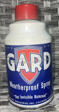 GARD Weatherproof Spray The Invisible Raincoat Vintage Spray Can