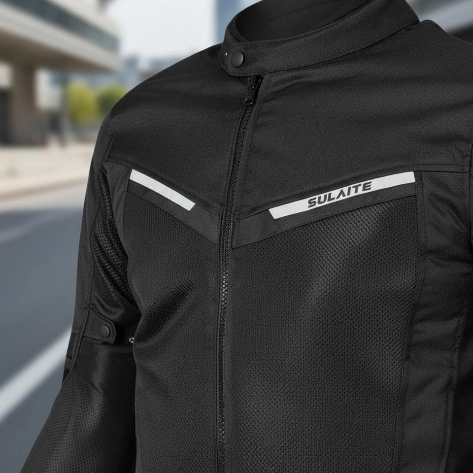 Blouson de Vélo tout Terrain En Maille Résistant à l’abrasion pour Extérieur - Photo 4/4
