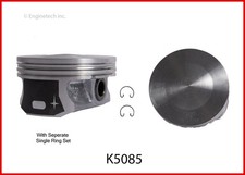 Enginetech K50858pstd Engine Piston Kit With Separate Full Ring Stack For Chry
