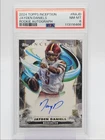 JAYDEN DANIELS 2024 TOPPS INCEPTIONS ROOKIE AUTOGRAPH A RC AUTO PSA 8 Q0004