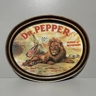 Dr. Pepper Serving Tray Wall Art Bar Art Mancave Garage Art Advertising
