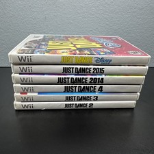 Lot of 6Nintendo Wii Games Just Dance 2,3,4,2014,2015 & Disney Party